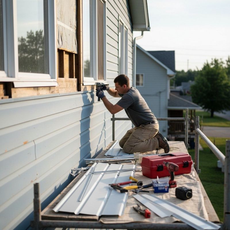 Local Siding Repair pros at work